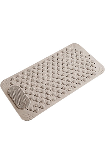 Zippi Non-Slip Bath and Shower Mat – 70x36 cm, with Suction Cups, Drainage an...