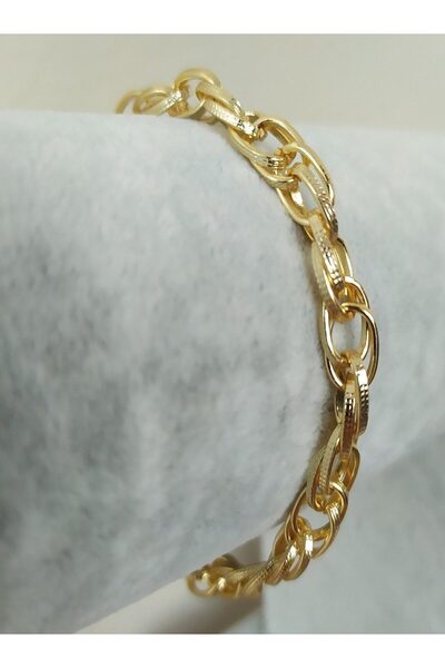 Genel Markalar Kadın Altın Kaplama Zincir Halat Bileklik