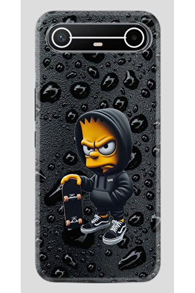 TECNO حافظة سبارك سليم 5G (KM9) غطاء سيليكون عالي الحماية منقوش مطبوع stk-105...