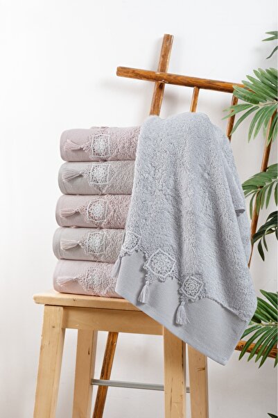 Fiesta Tekstil 50X90 Süzene Dantelli Class 6 Bamboo Towel