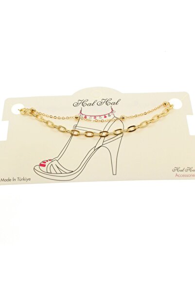 Tuncel Store خلخال على شكل كرة ذهبية اللون وسلسلة محطمة - 1915