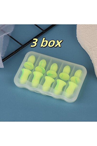 Choice B 5Box 20pcs 1/3/5 Boxes Anti-Noise Sleeping Aid Ear Care Reusable Sle...
