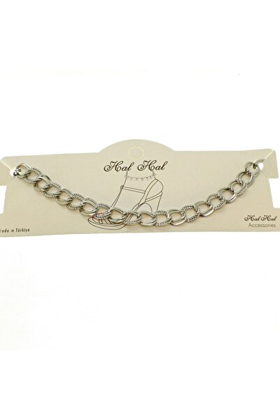 NKIE JEWELS Silver Color Double Chain Anklet - 1903