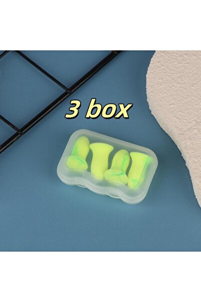 Choice A 3Box 12pcs 1/3/5 Boxes Anti-Noise Sleeping Aid Ear Care Reusable Sle...