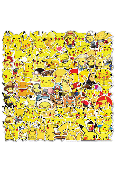 Choice3 100 قطعة (10/30/50/100 قطعة) ملصقات بيكاتشو اللطيفة من الأنمي، مناسبة...