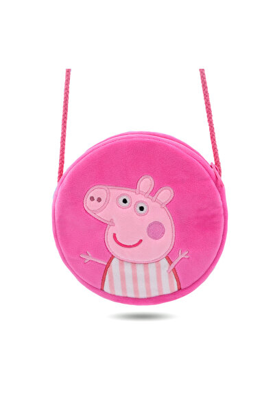 Choice حقيبة كروسبودي للأطفال من القطيفة بتصميم بيبا بيج، حقيبة ظهر لرياض الأ...