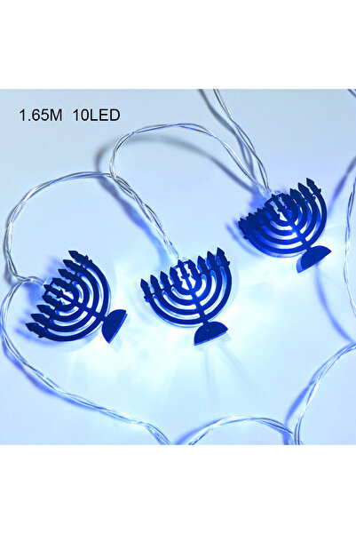 Choice Set A 1set Chanukah Hanukkah Light String Party Light Decor Candlestic...