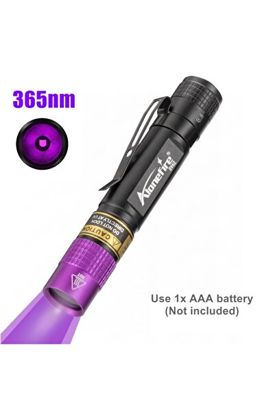 Choice مصباح يدوي صغير بالأشعة فوق البنفسجية SV62 365 نانومتر/395 نانومتر، يُ...