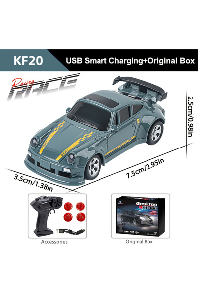 Choice سيارة KF20 الخضراء OB KF20 1/64 عالية السرعة للانجراف تعمل بالتحكم عن ...