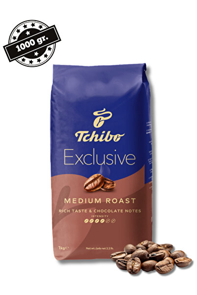 Tchibo Exclusive Medium Roast Coffee Beans 1kg