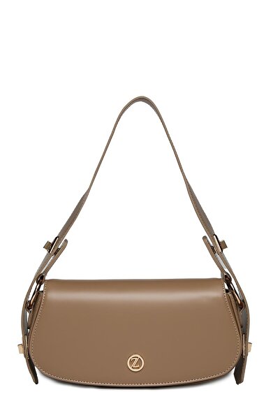 Zühre Mink Oval Shaped Shoulder Bag Z0053