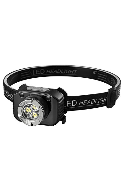 Choice مصباح أمامي 8823BLACK مزود بمستشعر، مصباح LED أمامي، مصباح COB أمامي ق...