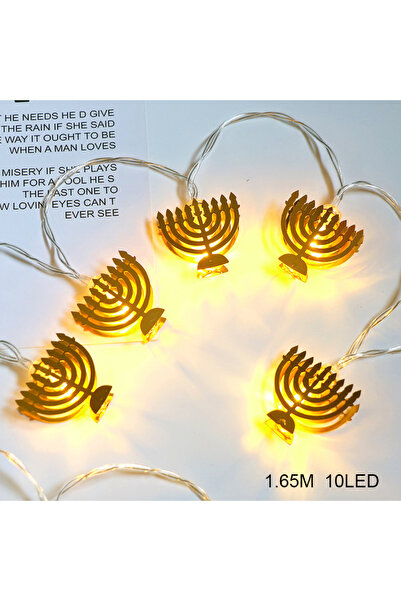 Choice Set B 1set Chanukah Hanukkah Light String Party Light Decor Candlestic...