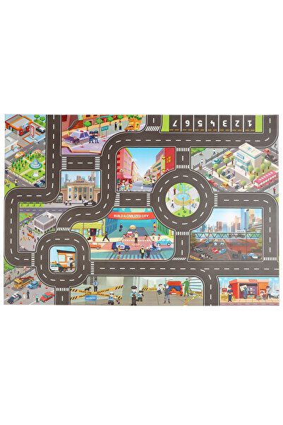 Choice سجادة لعب للأطفال من جينغتشا، خريطة طرق مرور المدينة، سجادة أرضية، موق...
