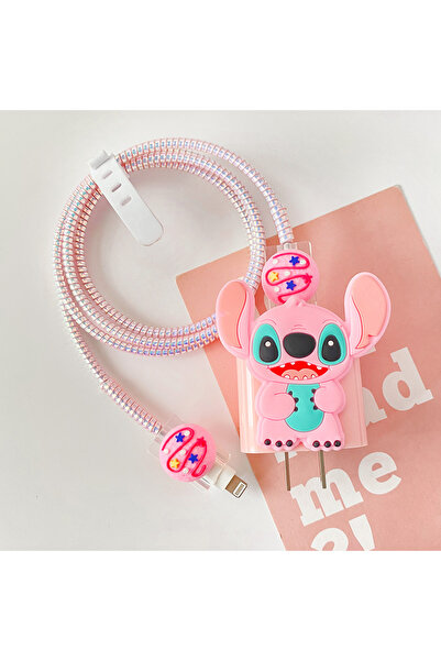 Choice B Anime Lilo Stitch Iphone Ipad Charger Case Cover Protector Cover 18W...