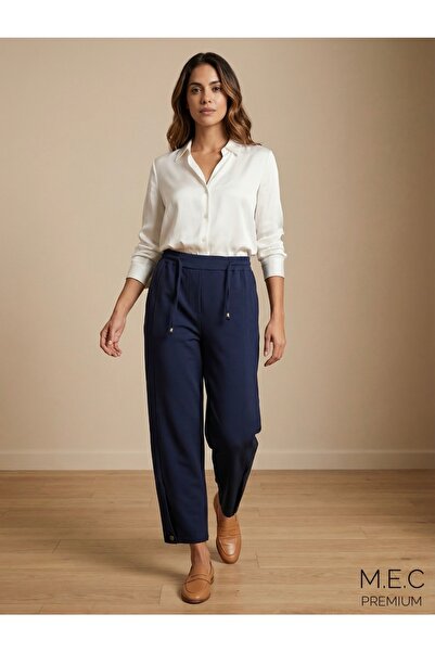 Boutique Meyra Düğme Detaylı Şalvar Pantolon