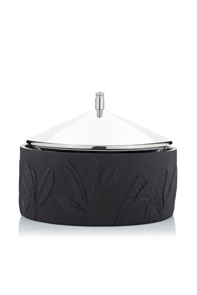 Blends سخان طعام مزخرف بنقوش زهرية باللون البني الداكن، سعة 3 لترات