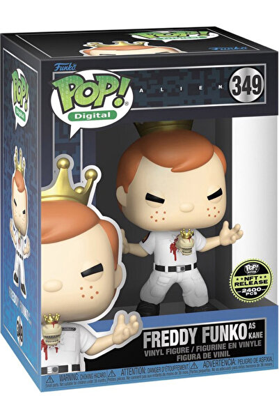 Funko POP Digital Freddy Chestburster 349 Alien NFT Exclusive 2400 limitli Ul...