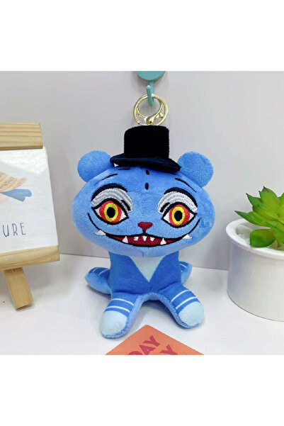 Choice3 4 سلسلة مفاتيح وبري من أنمي كيبوب ديم هانترز، نمر أرجواني لطيف، قبعة ...