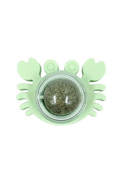 VitaBuddy Crab Model Catnip Play Ball Catnip Cat Mint