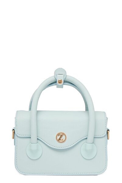 Zühre Blue Mini Hand and Shoulder Bag with Magnet Closure Z0052