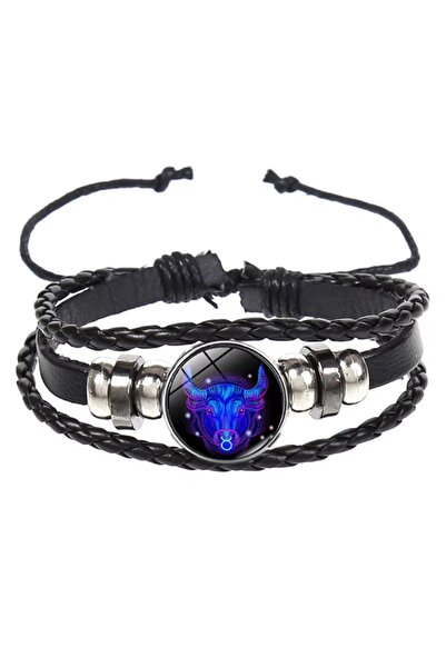 OEM Glow-in-the-Dark Taurus Zodiac Bracelet - Adjustable PU