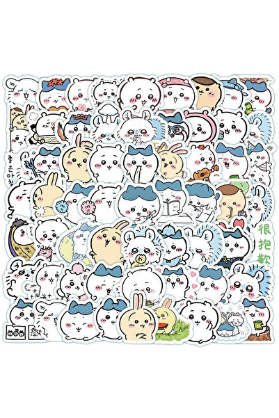 BANDAI ١٠٠ قطعة من ملصقات جيكاوا اللطيفة، مصنوعة من الفينيل المقاوم للماء، مث...
