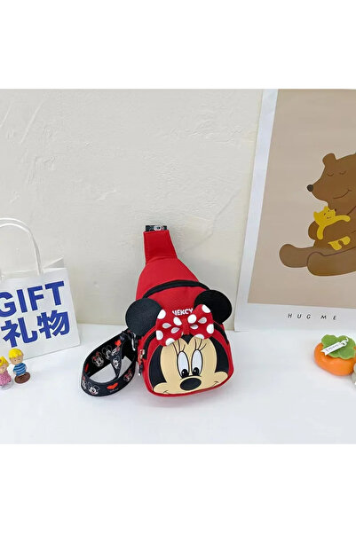 Choice حقيبة كتف حمراء بتصميم ميكي ماوس من ديزني، إصدار 2024، بتصميم كرتوني ج...