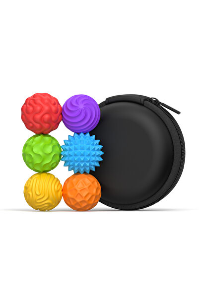 Choice1 كرات مغناطيسية سيليكونية متعددة الألوان - 6 قطع من الجيل الثاني المطو...