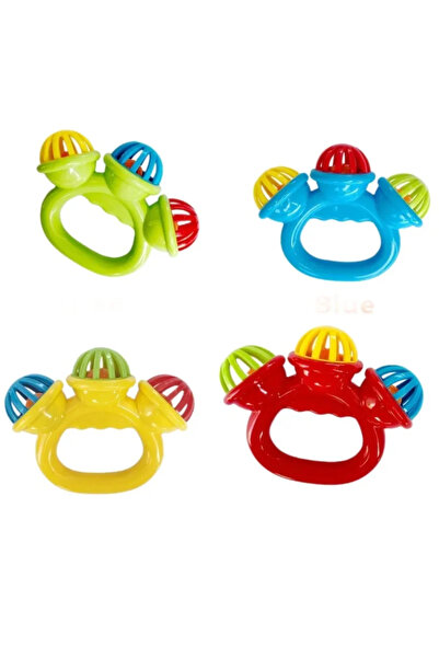 Choice Random Color 1PC 1/4PCS Newborn Hand Rattle Ball Baby Toys Grasping Ha...