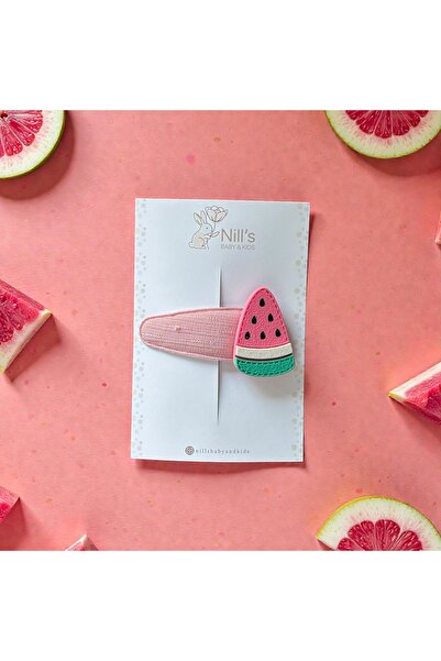 Nills Baby & Kids Karpuz Figürlü Pens Toka – Pembe
