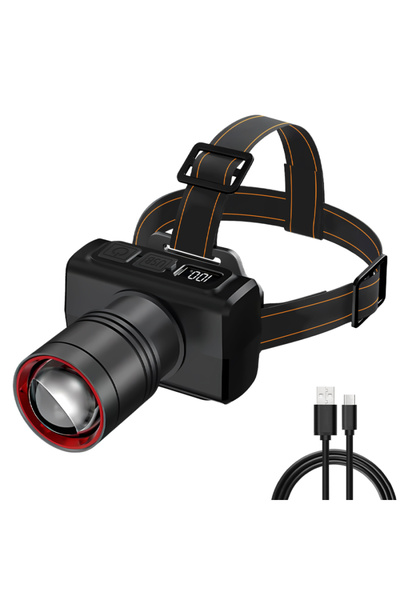 Choice مصباح أمامي T324 مزود بمستشعر، مصباح LED أمامي، مصباح COB أمامي قابل ل...