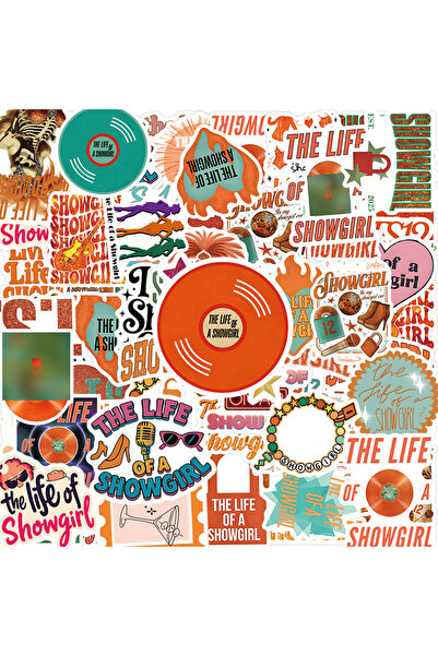 Choice 30pcs 10/30/55pcs Album The Life of a Showgirl Stickers Waterproof Gra...
