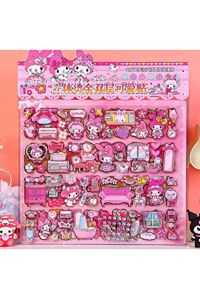 Choice3 ملصقات منزلية ثلاثية الأبعاد مزدوجة الطبقات بتصميم شخصيات كرتونية مرح...