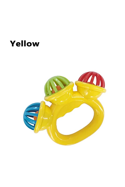 Choice Yellow 1PCS 1/4PCS Newborn Hand Rattle Ball Baby Toys Grasping Hand Be...