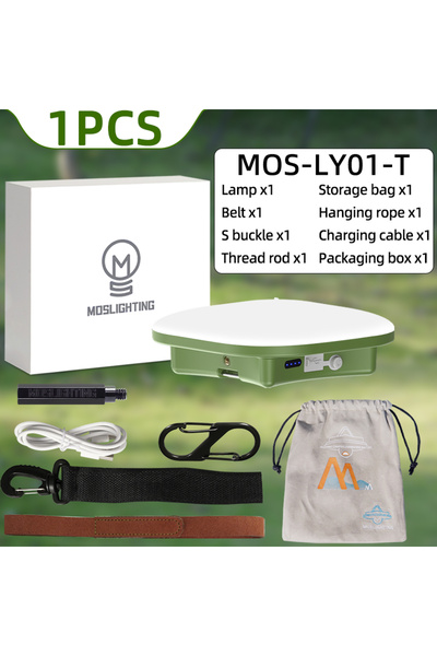 Choice MOS-LY01-T MOSLIGHTING Camping Lantern 80W 7500K Torch Flashlight Rech...