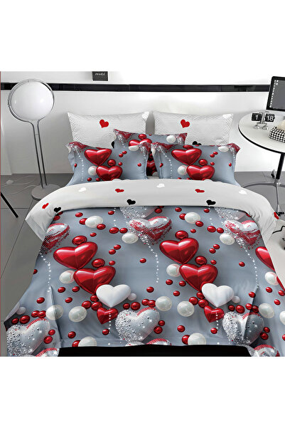 OEM Bed linen with elastic 180x200 for double bed 2 people, 4 pieces, DREAM-0719