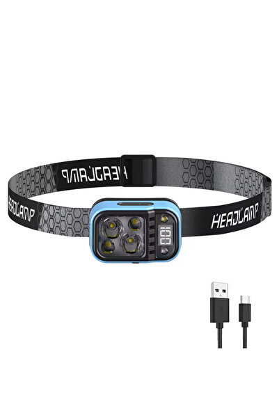 Choice مصباح أمامي LED YD07، مصابيح قابلة لإعادة الشحن تدوم طويلاً، مصابيح يد...