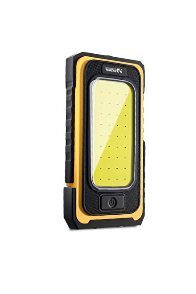 Choice مصباح فحص وارسون COB أصفر اللون، يعمل ببطارية ليثيوم بوليمر، بإضاءة ثا...