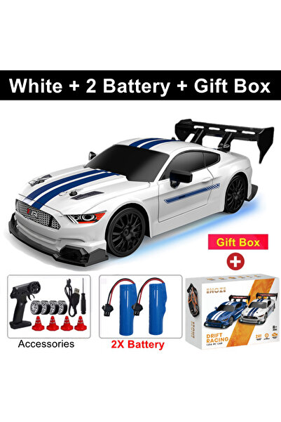 Choice سيارة GTRPRO البيضاء ذات صندوقين 2B، رباعية الدفع، تعمل بالتحكم عن بعد...