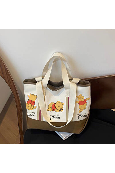 Choice حقيبة يد نسائية من قماش الكانفاس بتصميم كرتوني كلاسيكي جديد لشخصية وين...