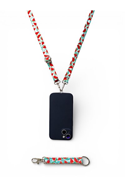 PATİMİO Watermelon Model Phone Strap Phone Neck Lanyard / Compatible with All...