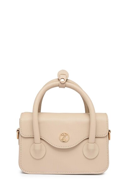 Zühre Mink Mini Hand and Shoulder Bag with Magnet Closure Z0052