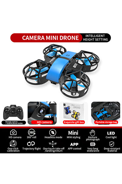 Choice طائرة درون صغيرة تعمل بجهاز تحكم عن بعد من داولين D12-WF-BLUE، لعبة أط...