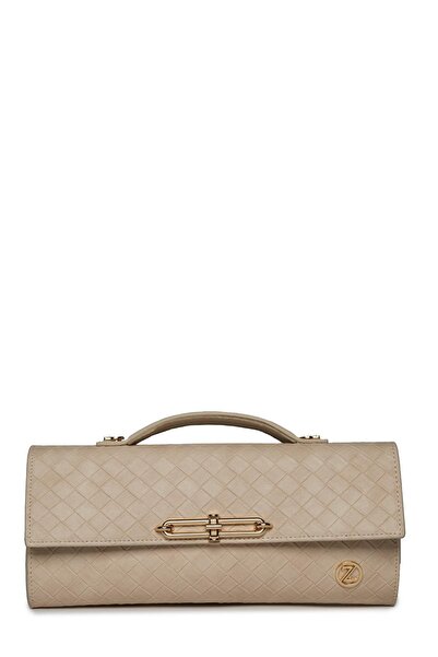 Zühre Patterned Beige Handbag Z0054