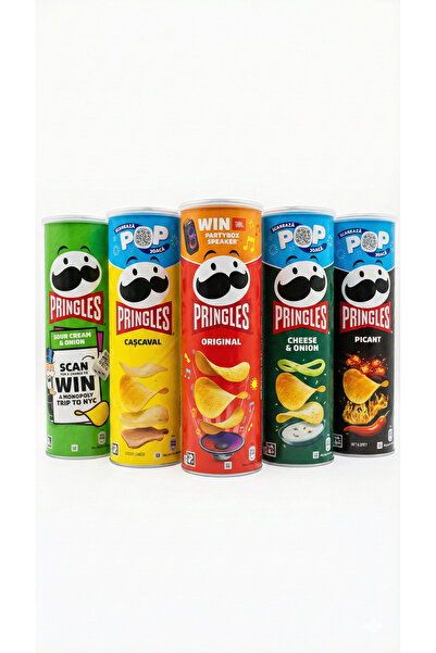 Pringles Ultimate Taste and Fun MEGA 5-Pack 5 x 165 gr