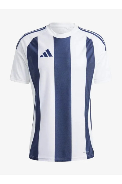 adidas IW4554 Striped 24 Jsy Erkek Forma Beyaz