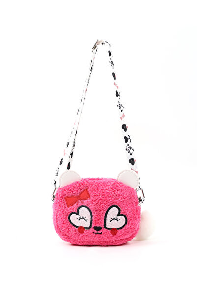 SHAKA Fuchsia Shk285 Plush Fabric, Embroidered, Zippered Single Compartment G...