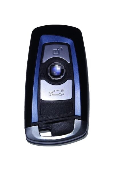 AutoHan Keys For Bmw F10 F30 Key Case Blue Black 3 Buttons