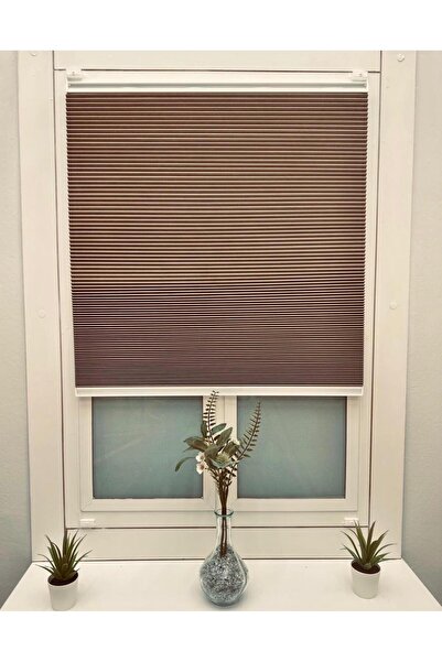 sk plised perde %100 KARARTMA HONEYCOMB KATLAANIR CAM BALKON PERDESİ - VİZN K...